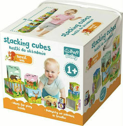 Trefl Stapelspielzeug Baby Cubes In the Forest Little Planet für 12++ Monate