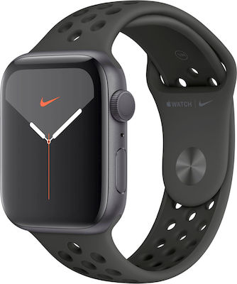 Apple Watch SE Nike Aluminiu 44mm Rezistent la apă cu pulsometru (Anthracite Black)