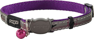 Rogz Nightcat Cat Collar 20-31cm (Μωβ) Purple 11mm