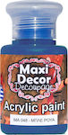 Maxi Decor Ακρυλικό Χρώμα Albastru Regal 60gr 60ml 1buc MA048