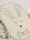 Down Town Home Παιδικό Διακοσμητικό Μαξιλάρι Rabbit Μπεζ 25x30εκ.
