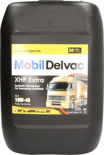 Mobil Delvac XHP Extra Συνθετικό Λάδι Αυτοκινήτου 10W-40 20lt