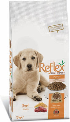 Reflex Puppy 15kg Ξηρά Τροφή για Κουτάβια με Βοδινό