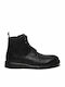 AMBITIOUS MEN'S LEATHER BOOTS 10852 BLACK