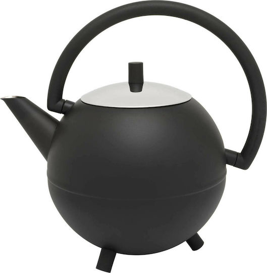 Bredemeijer Saturn Τσαγιέρα Ανοξείδωτη Black Matt 1200ml