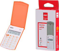 Deli 39217 Calculator Pocket 8 Digits in Orange Color