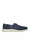 Status 2.0 Lorano Men's Suede Boat Shoes Blue