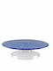 Art et Lumiere Cake Stand Blue 19x19x5.5cm