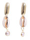 Ble Resort Collection Ohrringe Vergoldet mit Perlen