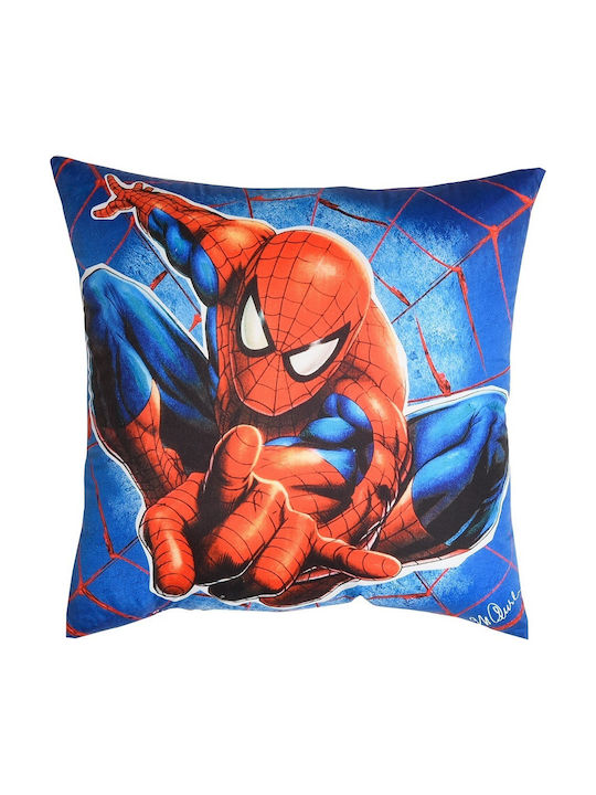 Palatex Kids Square Throw Pillow Spiderman 40x40cm Blue