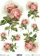 ITD Collection Hârtie De Orez "Pink Roses" Hârt...