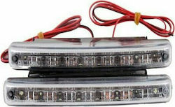 Carman Rectangle Daytime Running Lamps Car LED Universal 3.60cm 2pcs
