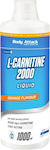 Body Attack L-Carnitine Liquid 2000 with Flavor Orange 1000ml