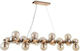 Maytoni Dallas Pendant Chandelier for 25 Bulbs G9 Honey