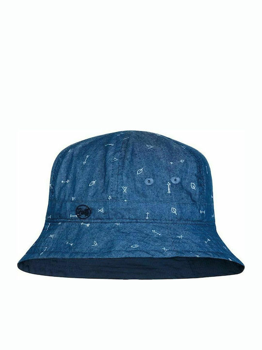 Buff Kinderhut Eimer Stoff Hat Arrows Denim Blau