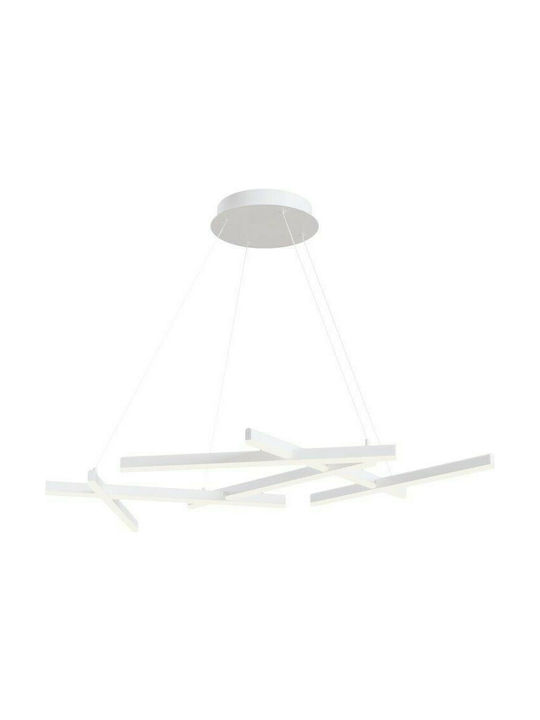 Maytoni Line Pendant Light LED White