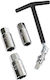 Lampa Spark Plug Wrench Swivel with Sockets 16mm, 18mm and 21mm