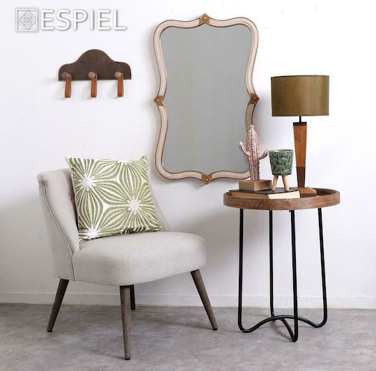 Espiel Wandspiegel mit Gold Hölzernes Rahmen 60.5x40cm 1Stück