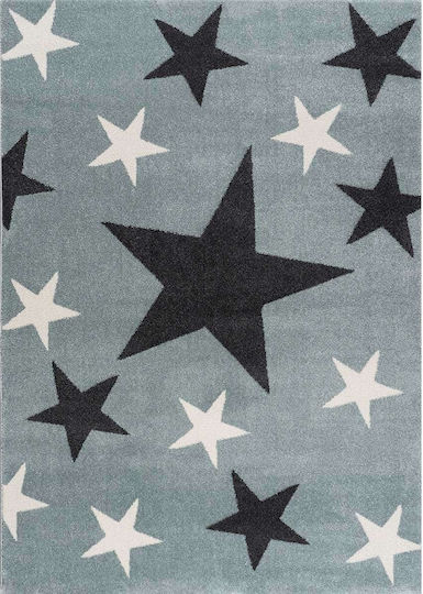 Balsan Star Детско килимче Звезди Light Grey-Blue 160x230см