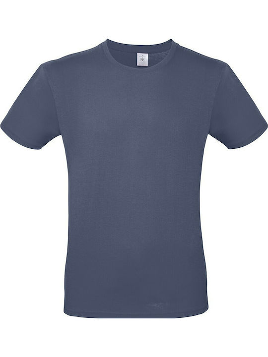 B&C E150 Мъжка Рекламна Тениска Denim