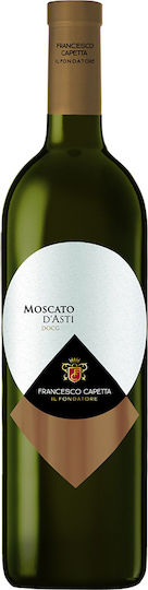 Francesco Capetta Wein Moscato d'Asti DOCG Weißer Moscato Weiß Trocken Semi-sparkling 750ml