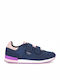 Sydney Basic Kids Sneakers with Scratch Navy Blue
