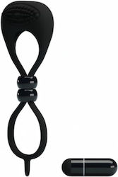 Pretty Love Locker Cock & Ball Ring Black