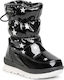 Garvalin Kids Patent Leather Boots Black