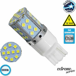 GloboStar Λάμπα Αυτοκινήτου Extreme Series T20 Canbus LED 6000K Ψυχρό Λευκό 12V 16W 1τμχ