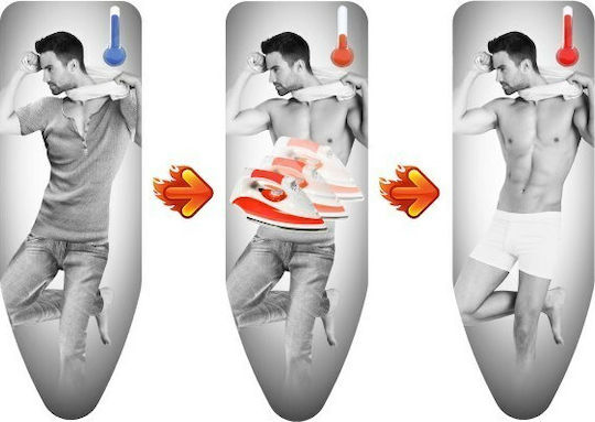 Colombo Magique Bügelbrettbezug Gray 140x55cm
