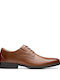 Whiddon Plain Men's Leather Dress Shoes Brown