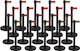Next Systems Safety Barrier Post Red Set with S...