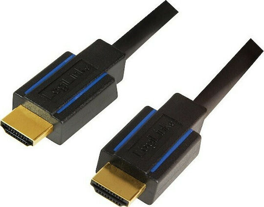 LogiLink Cable HDMI male - HDMI male 3m Μαύρο