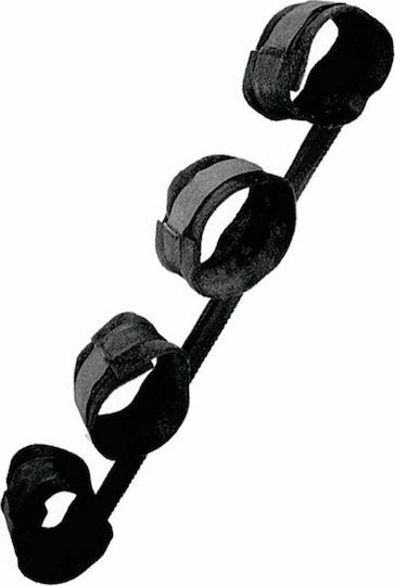 Sportsheets Spread The Love Bar Immobilization Straps in Black Color