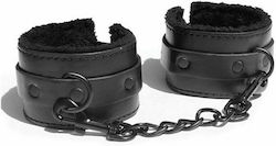 Sportsheets Shadow Fur Handcuffs Χειροπέδες σε Μαύρο Χρώμα