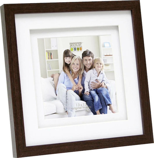 Deknudt S65KQ1 Wooden Photo Frame with Brown Frame