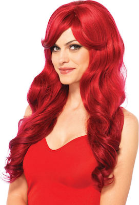 Leg Avenue Long Wavy Wig Red