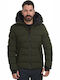 Splendid Men's Winter Puffer Jacket Khaki