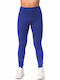 Women's Long Training Legging High Waisted Blue