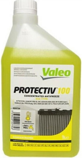 Valeo Protectiv 100 Концентриран антифриз за охладителна течност Автомобил G12 -16°C Жълт Цвят 1лт