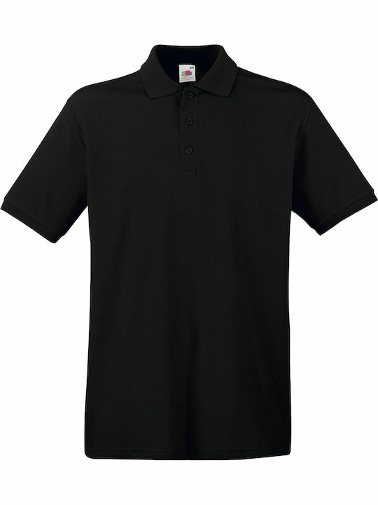 Fruit of the Loom Premium Men's Short Sleeve Promotional T-Shirt Black