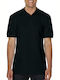 Gildan 64800 Men's Short Sleeve Promotional Blouse Black