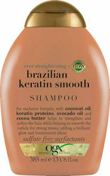 OGX Ever Straightening + Brazilian Keratin Smooth Shampoo 385ml