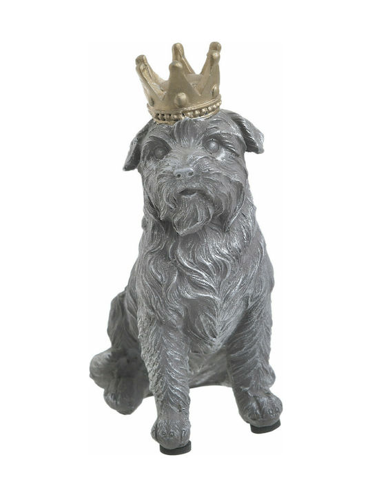 Inart Decorative Dog Polyresin 12x8x16cm 1pcs