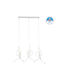 GloboStar Little Man Pendant Light White Rail with Socket E27 70x10x105cm
