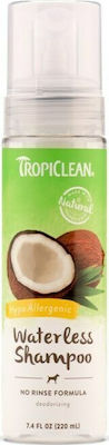 Tropiclean Waterless Σαμπουάν Σκύλου Ξηρό Υποαλλεργικό 220ml