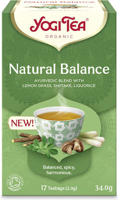 Yogi Tea Natural Balance Amestec de ierburi Produs organic 17 Pungi 34gr