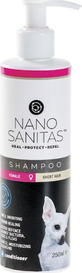 Nanosanitas Female Σαμπουάν Σκύλου για Κοντό Τρίχωμα 250ml