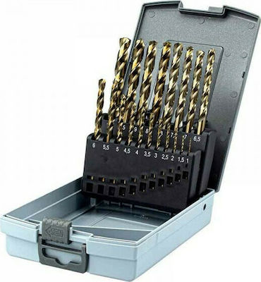 Bormann BHT1400 Set of 19 Drills Cobaltium for Metal