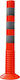 Next Systems Plastic Traffic Columns Orange Ελαστικό H80cm KDH-FP-80-PU